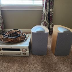 Yamaha amplifier and speakers