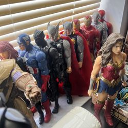 12 Inch Figures In Excellent Condition $10 Each 