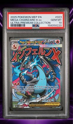 PSA 10 Mega Charizard X ex Pokemon Card #023
