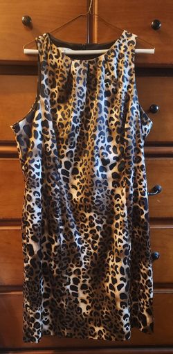 Leopard print dress