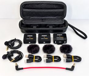 🎤 RØDE Wireless GO II – 2-Person Wireless Mic System – NEVER USED