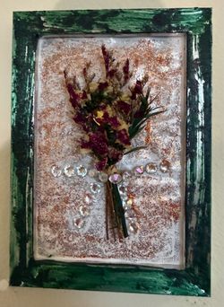 Dried flowers in frames!