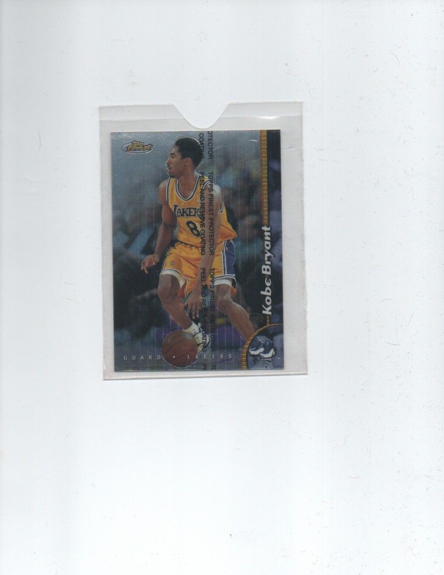 1998 Topps Finest Kobe Bryant #10 Oversized Card
