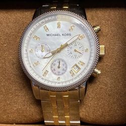Silver & Gold Michael Kors Watch