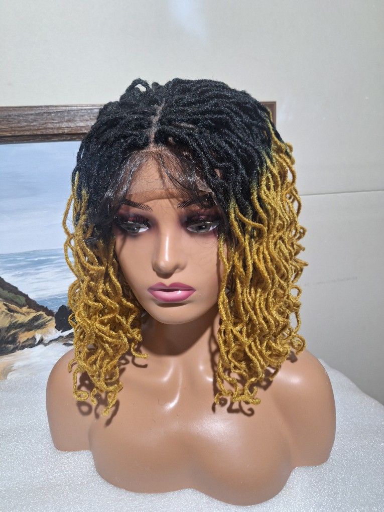 Twisted Dreadlocks Lace Front Wig Free Parting