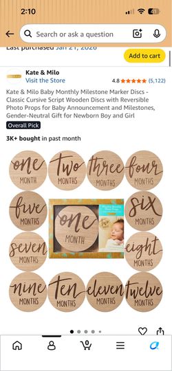 Baby Milestone Props