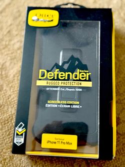 iPhone 11 ProMax DEFENDER phone cover protector case w/clip back