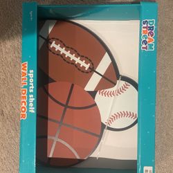 Wall Sport Themed Shelf