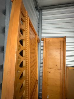 Solid Pine Wall Mirror - Real Wood Frame (King Size Bed Frame)
