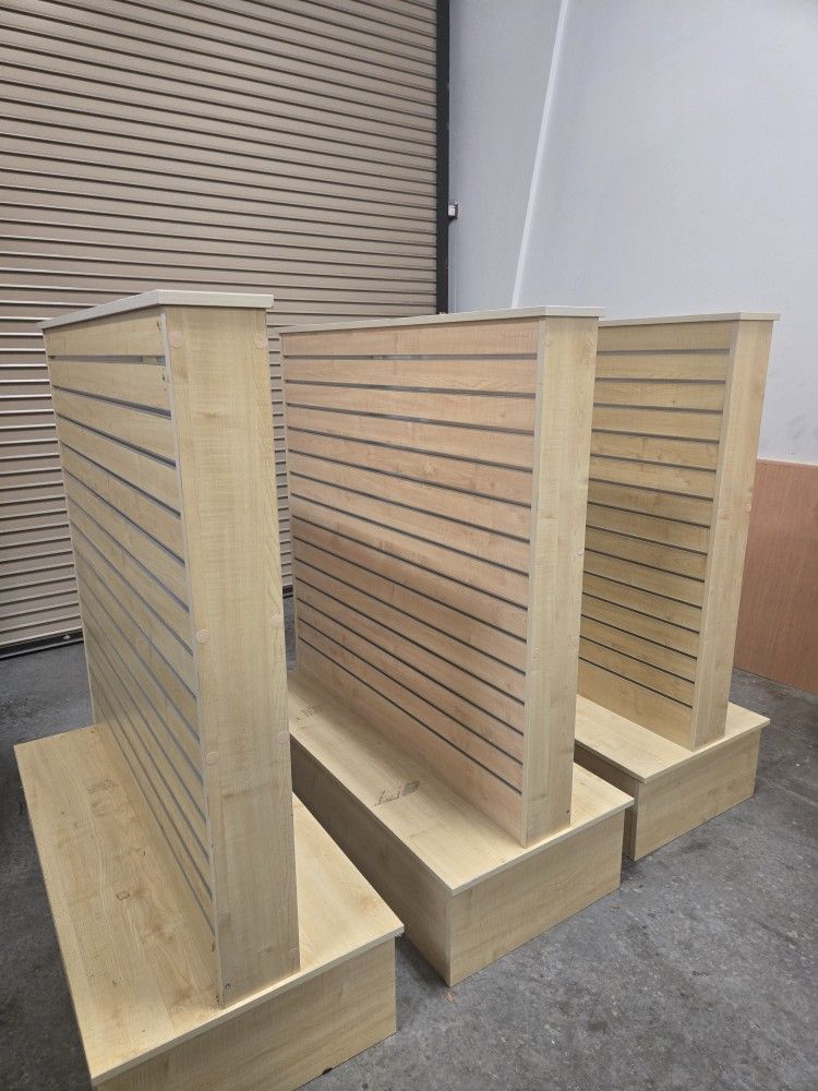Maple Double Sided Slarwall Display $150/ Each