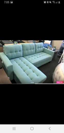 New Teal Sectional sofa