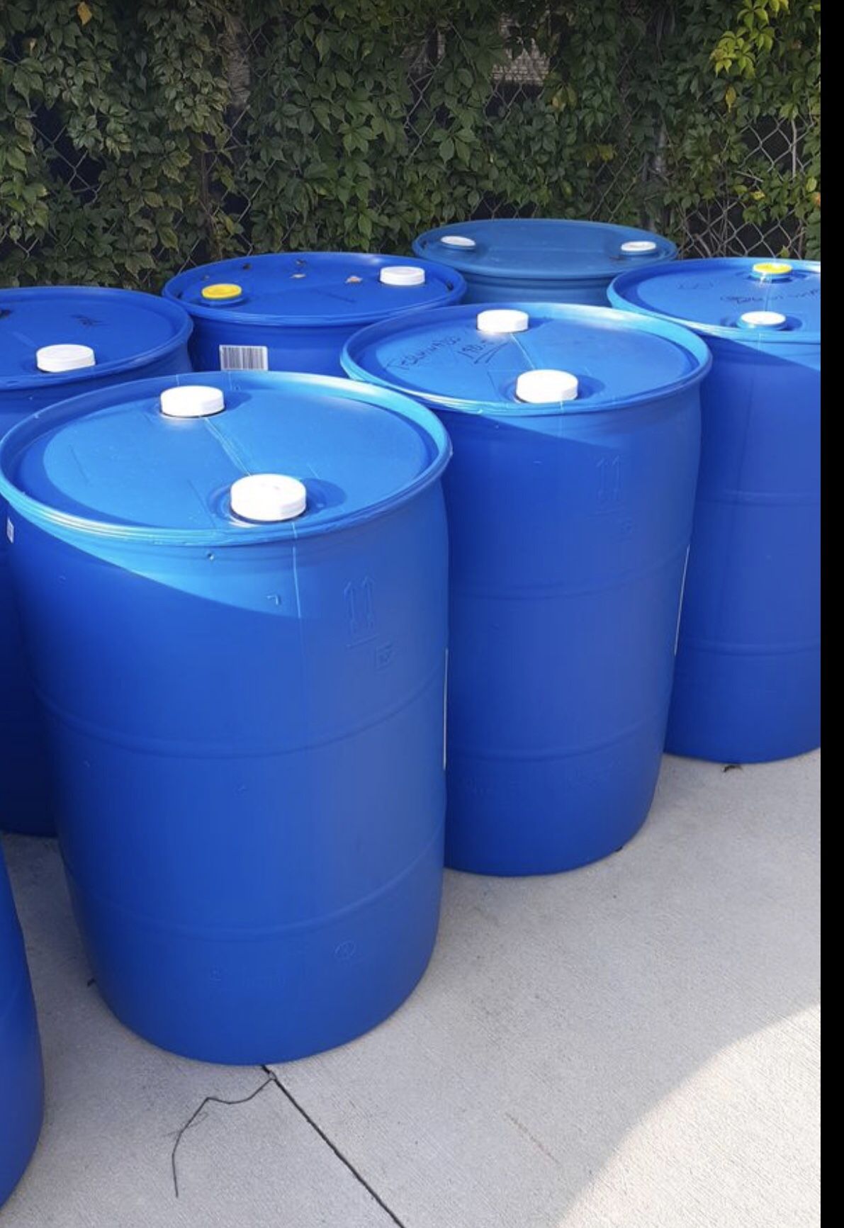 55 gallon barrels drums floating dock aquaponics hydroponics feeders