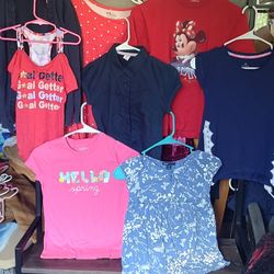 Large LOT Girls Tops Rompers Sweaters Dresses Size M 7/8 Med Medium