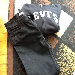 Levi set boys 14/16 And Red Nike Dri for Shirt