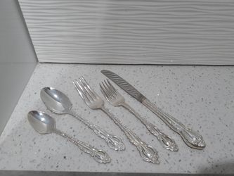 Vintage Countess silverplate flatware 45 piece set from International Silver year 1969 never used