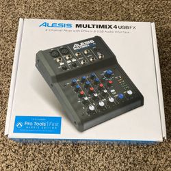 Alesia Multimix 4  Usb Mixer with Effects