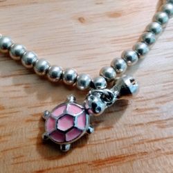 Beautiful Lucky Pink Turtle 🐢 Bracelet.🆕🆕
