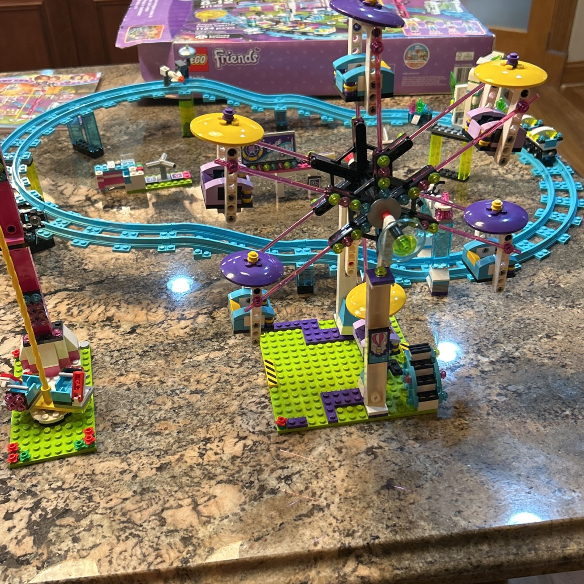 Lego Friends Amusement Park Roller Coaster