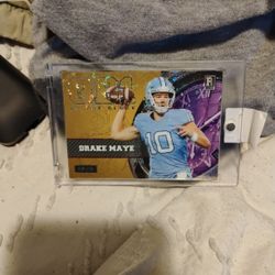 DRAKE MAYE QB1 ROOKIE TRADING CARD 12 OUT OF 15