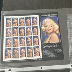 Marlynn Monroe collectors stamps