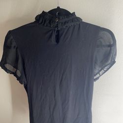 Goth Black Seethrough Halloween Top
