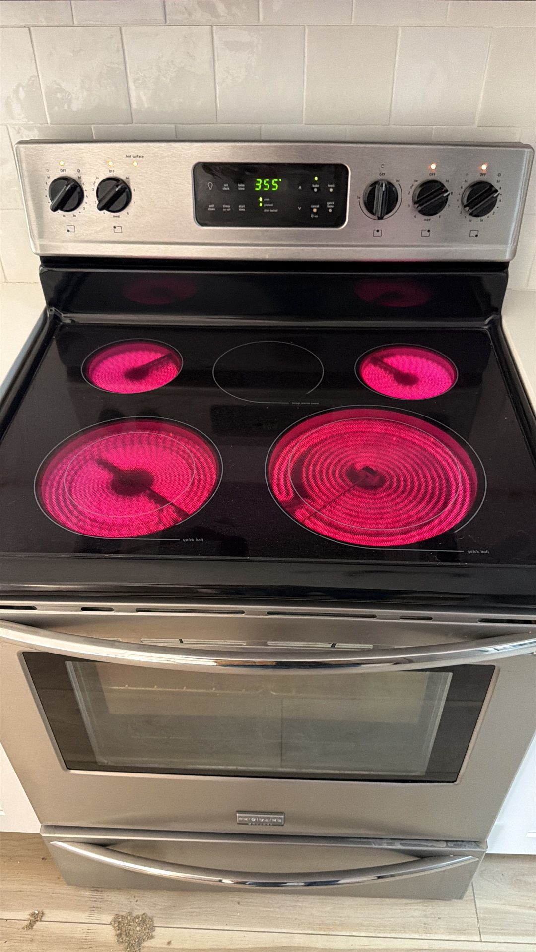 Working Good Stove All Clean No Issues We Deliver