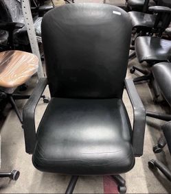 Hon & Steelcase Leather Office chairs