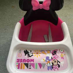 The First Years Disney Minnie Mouse Mealtime Booster Seat - Toddler Feeding Seat