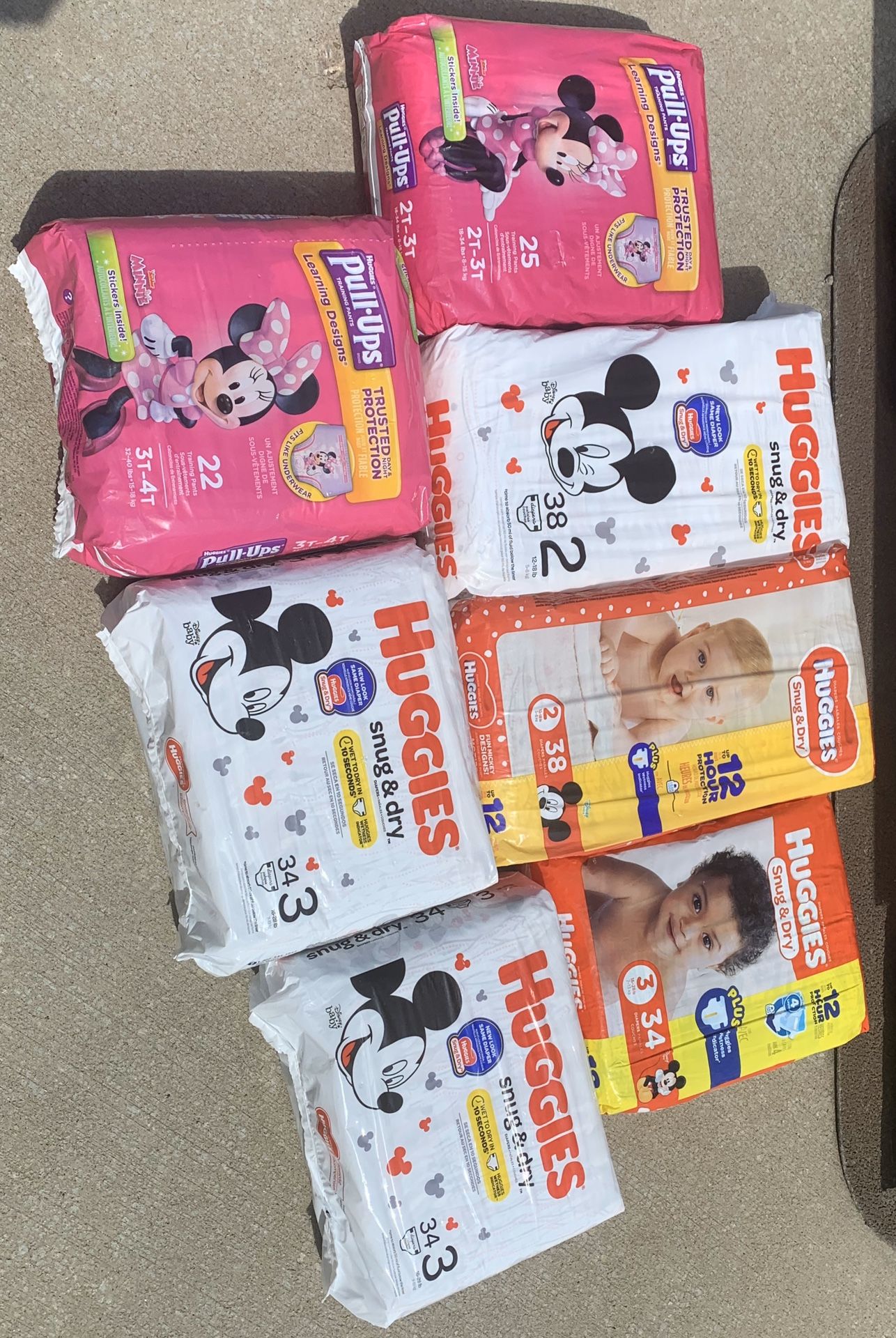 $6 per pack...Huggies Diapers & Pull ups * FREE Delivery