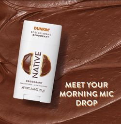 Native Dunkin' Deodorant, Aluminum & Paraben Free, Boston Kreme, 2.65 Oz, New