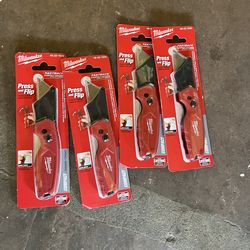 Milwaukee knife $5.00  each