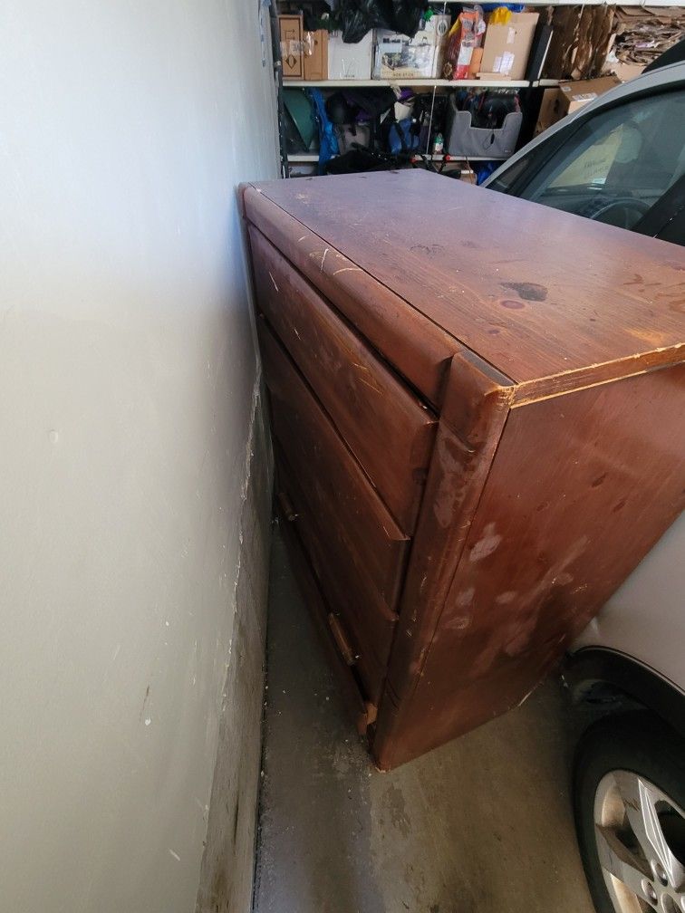 Antique Solid Oak Dresser