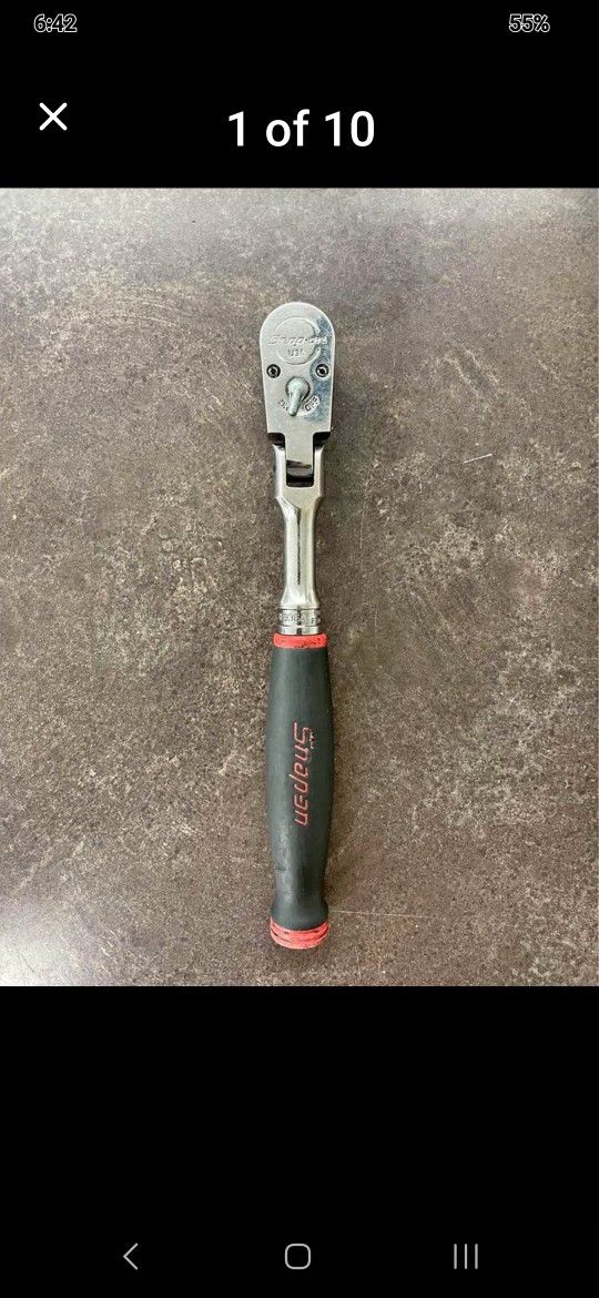 Snap On Adjustable Locking Head 3/8" Ratchet