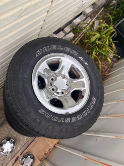 17inch Dodge Ram rims and tires all four