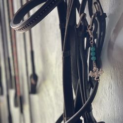 Equestrian Bridle Charm With Dragon