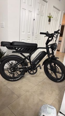 Ebike Fat Tire Electric Bike Black