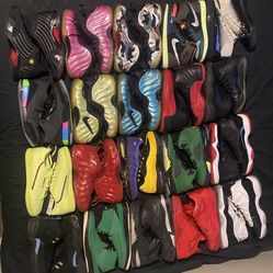 Jordan , Adidas , Air Max Nikes And Foams Size 10 , Size 10.5 And Size 11
