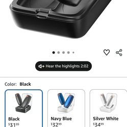 Hand Warmers Rechargeable with Charge Case, 2 Packs 14,000mAh Electric Hand Warmer Battery Powered Dual Sided Reusable Long Battery Life Portable Pock