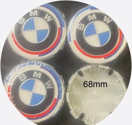 BMW 68mm Wheel Center Caps Set of 4