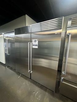 SUB ZERO 72”WIDE BUILT IN REFRIGERATOR AND FREEZER SET