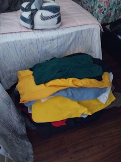 Bin Full Of Name Brand Clothes