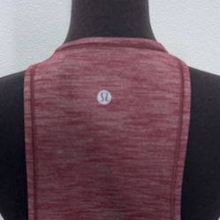 Lululemon Sweat Date Tank Top Women Red #activewear  Size 8