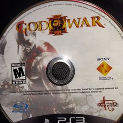 God Of War 3 Ps3 Disc Only