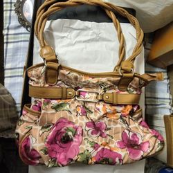 Ladies Floral Purse With Straps