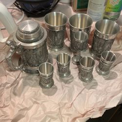 Stainless Antique Shot Glass