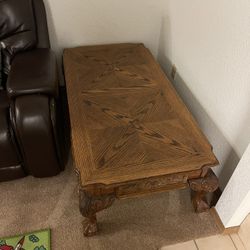 Solid Wood Coffee Table 