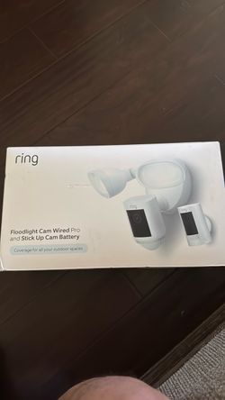 Ring Floodlight Cam Wired Pro & Stick Up Cam Battery