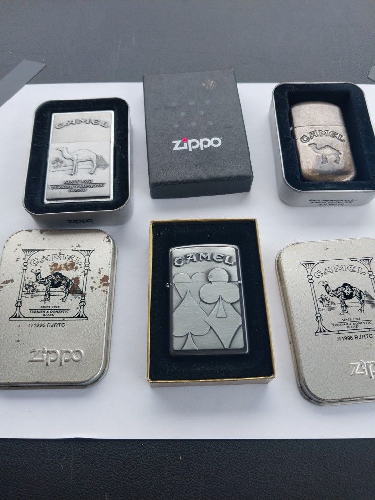 vintage camel zippo