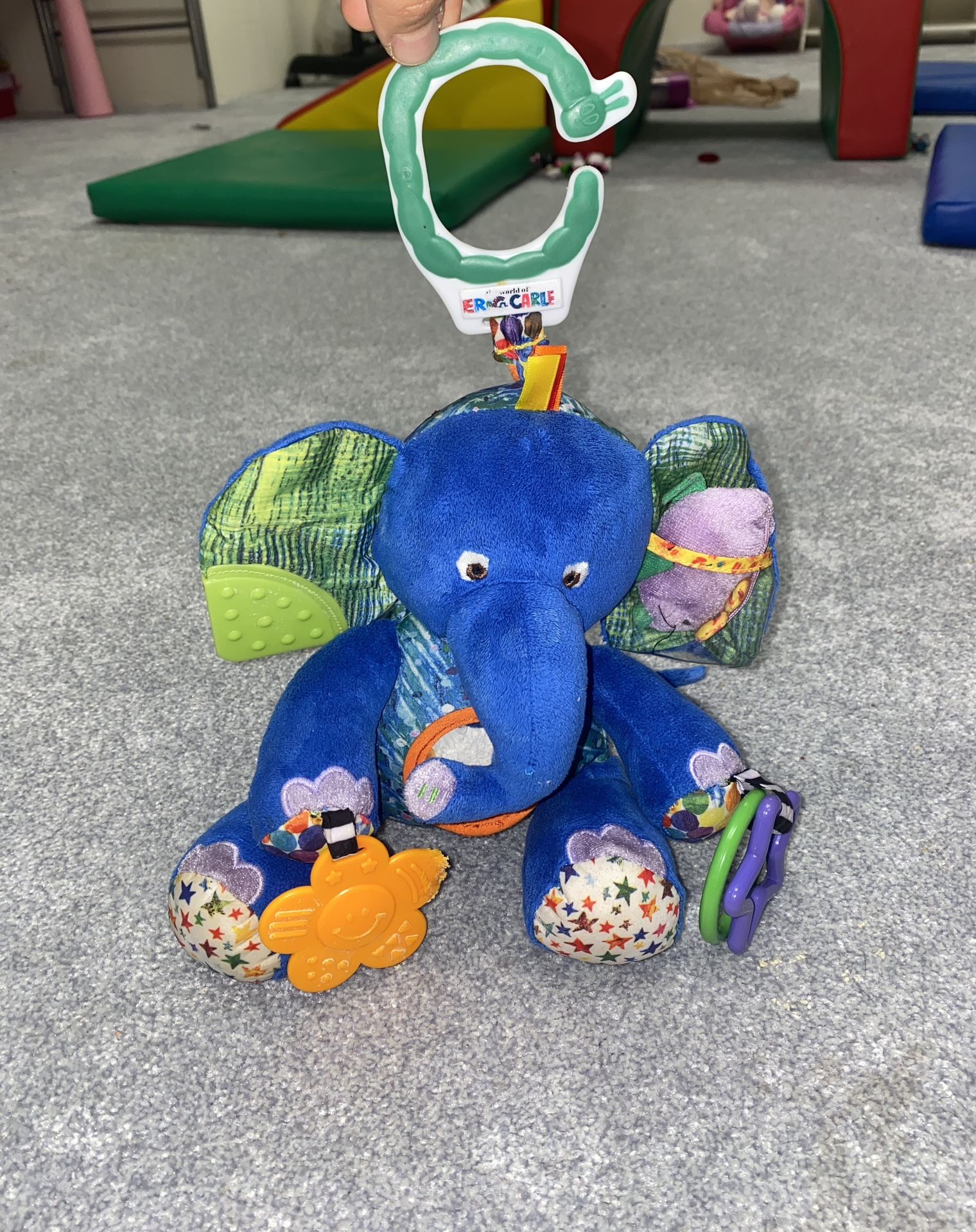 The world of Eric Carl Sensory Elephant Activity Toy 8”