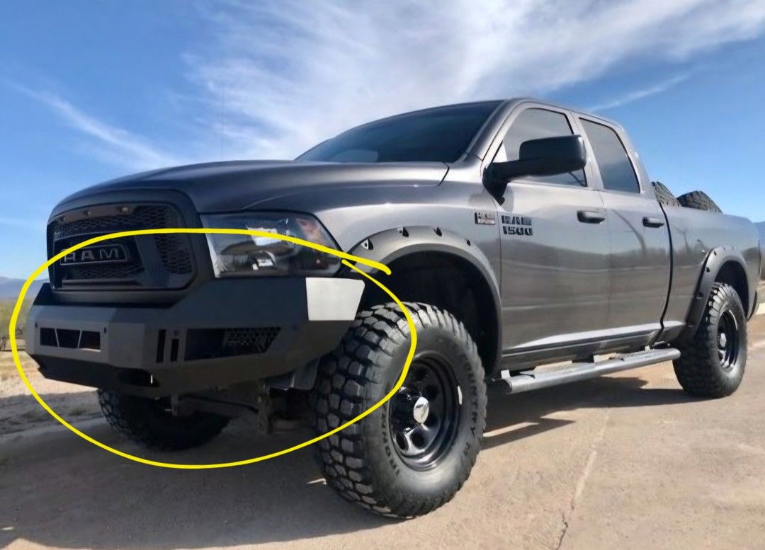 13-18 RAM 1500 off Road Bumper - Liscenced By DODGE > Not Chean Knock Off.